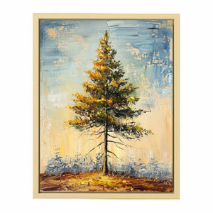 Pine Tree Painting Art Print