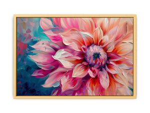 Floral Painting on Canvas Streched canvas