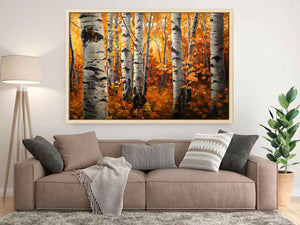 Birch Trees Painting