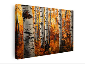Birch Trees Painting