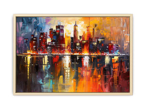 Modern Abstract City Art Art Print