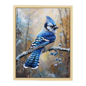 Jay Blue Bird Painting Art Print