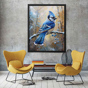 Jay Blue Bird Painting