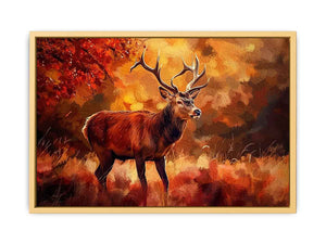 Deer Painting Streched canvas