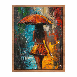 Umbrella Painting Poster
