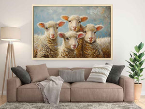 Baby Sheeps Painting