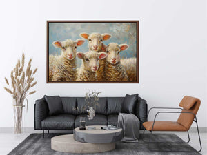 Baby Sheeps Painting