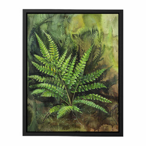 Eagle Fern Painting Canvas Print