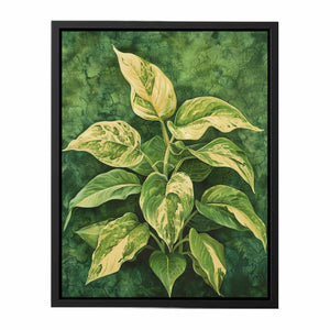 leaf Painting Canvas Print