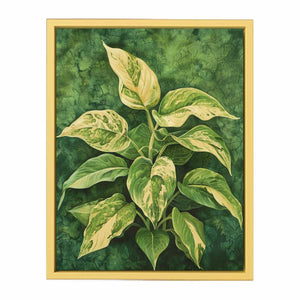 leaf Painting Streched canvas