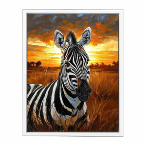 Zebra Framed Print