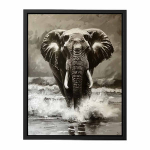 Elephant Painting Canvas Print