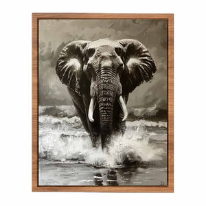 Elephant Painting Poster