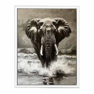 Elephant Painting Framed Print