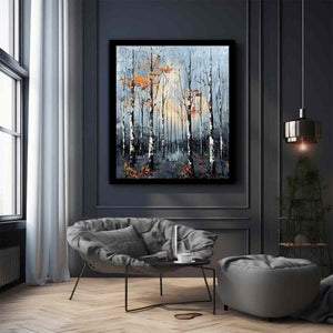 Birch Forest Painting