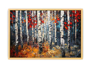 Birch Trees Streched canvas