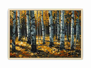 Birch Trees Art Print