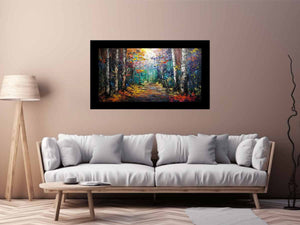 Birch Forest Painting