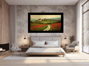 Beautiful Field Of Poppies Painting