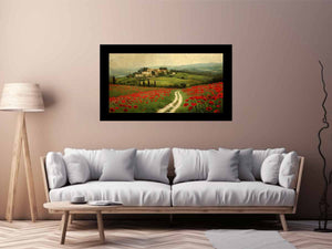 Beautiful Field Of Poppies Painting