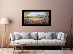 Flowers Landscape Painting