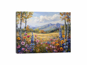 Flowers Landscape Painting