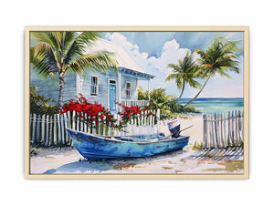 Beach House Art Print