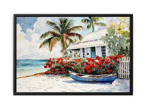 Beach House Canvas Print