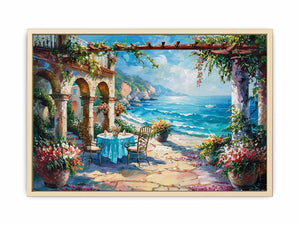 Beach Dinning Art Print