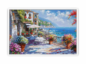 Beach Side Living Framed Print