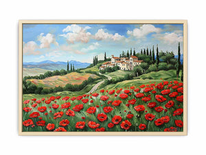 Poppies House Art Print