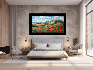 Poppies House Painting