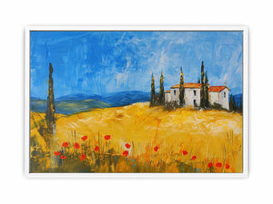 Hillside House Framed Print