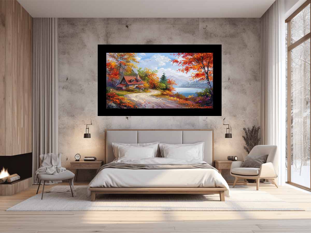 Autumn Road Painting