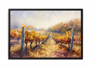 Vineyard Painting Canvas Print
