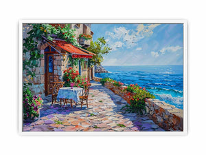 Italian Cafe Canvas Print