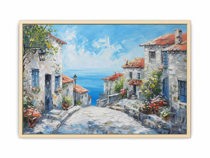 Beach side living Art Print