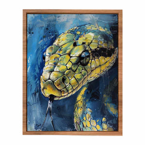 Cobra Snake Painting Poster