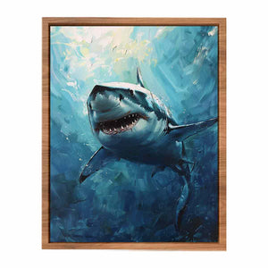 Shark Painting Poster