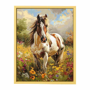Pony Painting Streched canvas