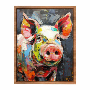 Pig Painting Poster