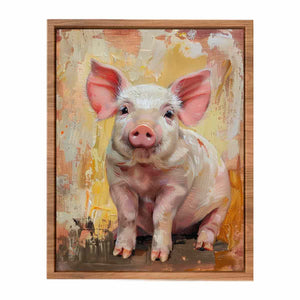 Pig Painting Poster