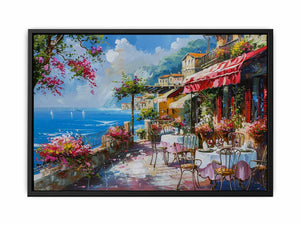 Beach Cafe Canvas Print