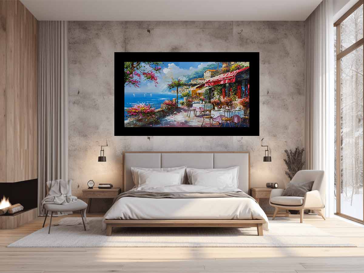 Beach Cafe Painting