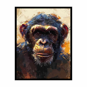 Ape Painting Canvas Print