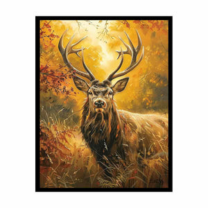 Deer Painting Canvas Print