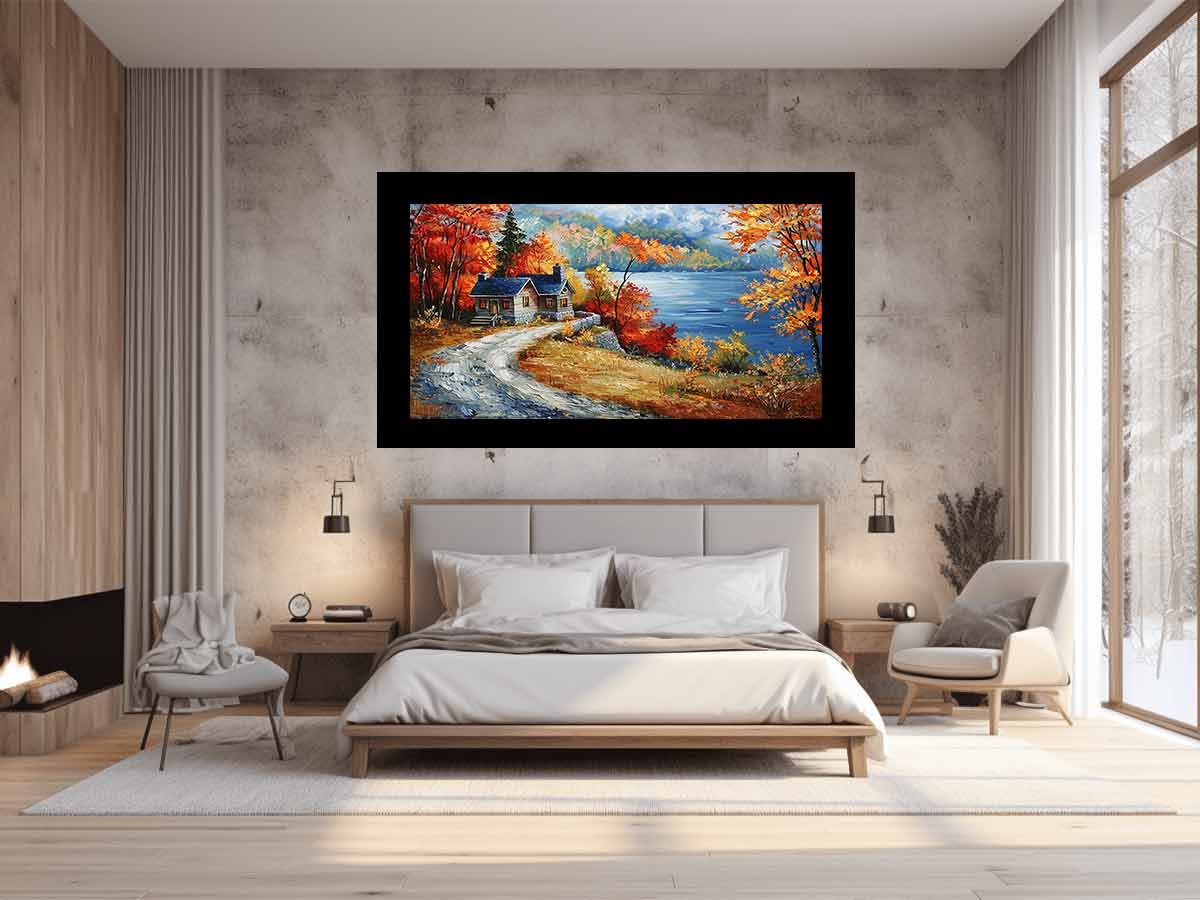 Autumn Road Painting