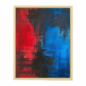 Red Blue Painting Art Print