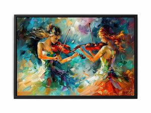 Muisc In Sync Canvas Print
