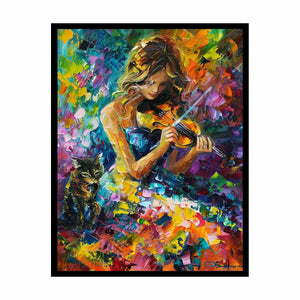 Strings of Serenity Canvas Print